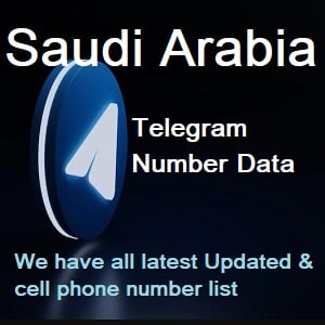 沙特阿拉伯电报号码数据