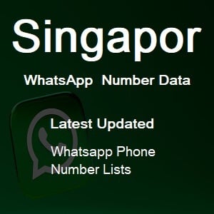 新加坡 Whatsapp 号码数据