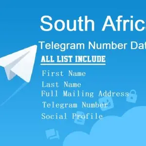 South Africa telegram data