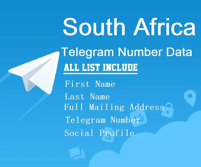 South Africa telegram data