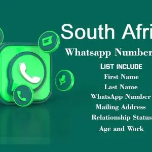 South Africa whatsapp number data