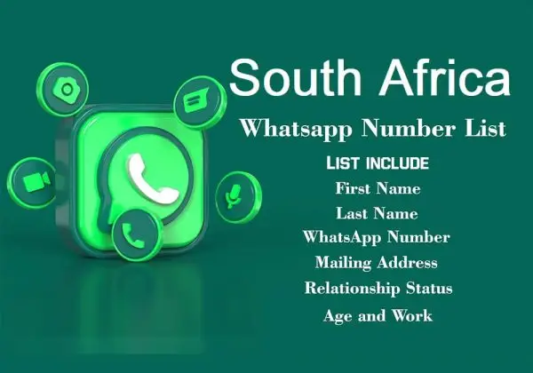 South Africa whatsapp number data