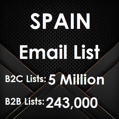 قائمة البريد الإلكتروني أسبانيا