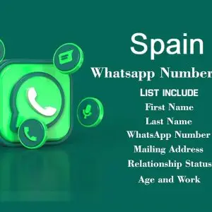 Spain whatsapp number data