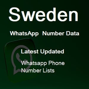 瑞典 Whatsapp 号码数据