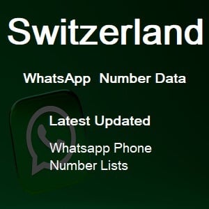 瑞士 Whatsapp 号码数据
