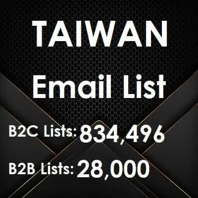 Taiwan email list