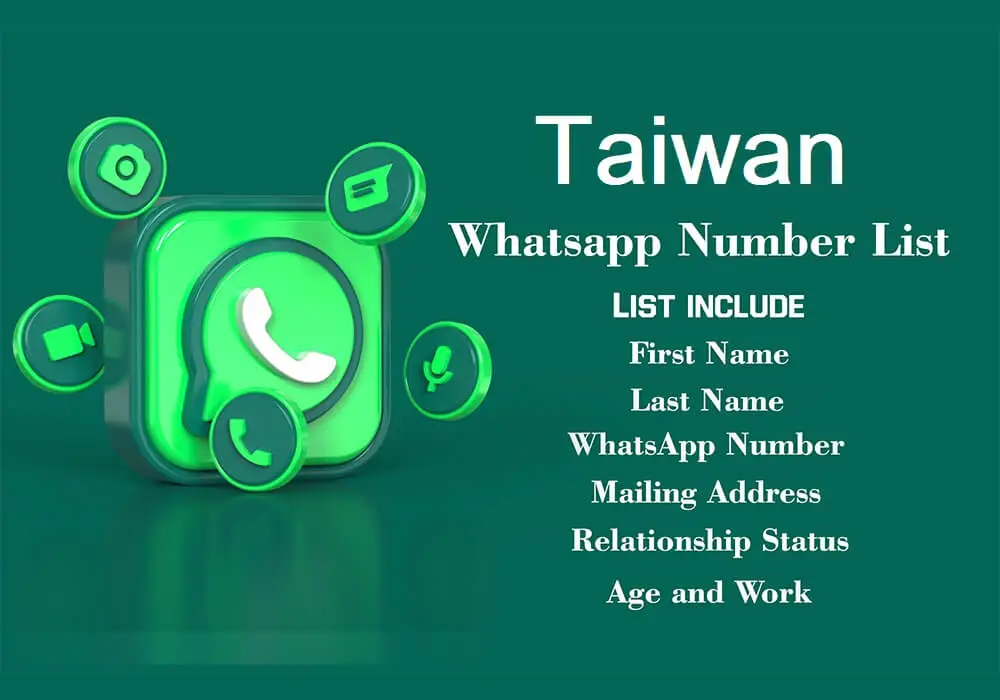 Taiwan whatsapp number data