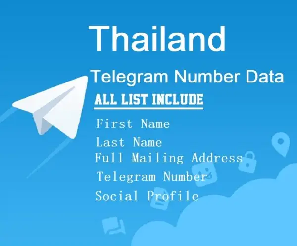 Thailand telegram data