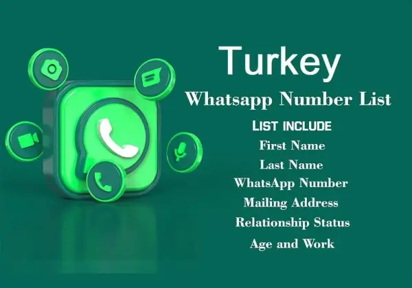 Turkey whatsApp number data