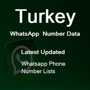 بيانات رقم Whatsapp في تركيا