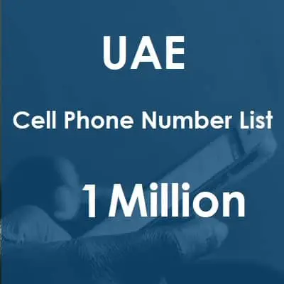 UAE phone number data