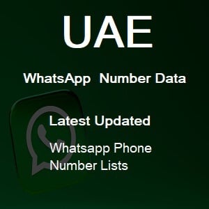 بيانات رقم Whatsapp الإماراتية