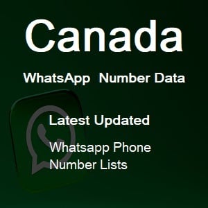 بيانات رقم Whatsapp Canada