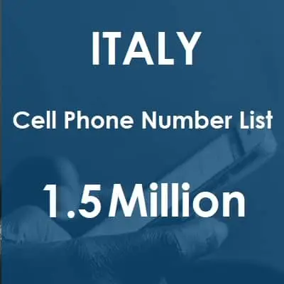 Italy phone number data