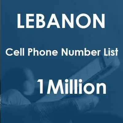 Lebanon phone number data