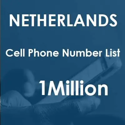 Netherlands phone number data