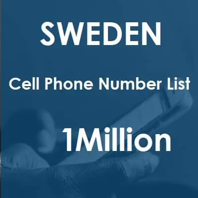 Sweden phone number data