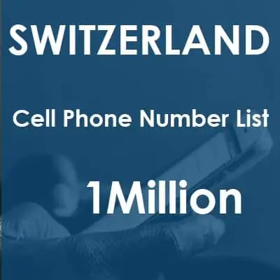 Switzerland phone number data