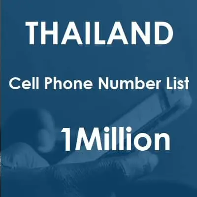 Thailand phone number data