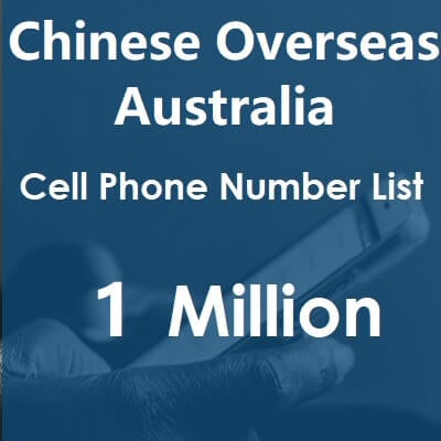 Chinese Overseas Australia Number Data