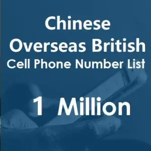 Chinese Overseas British Number Data 10,000 Package