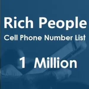 Rich people number data