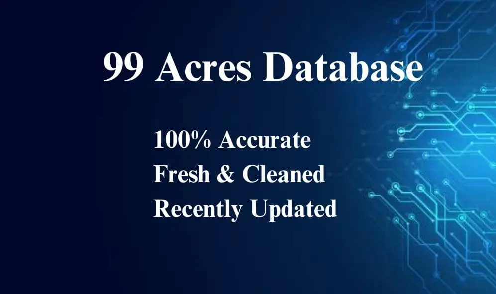 99 acres database