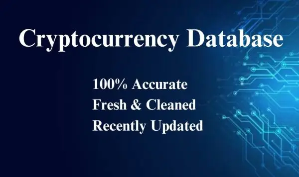 Cryptocurrency data