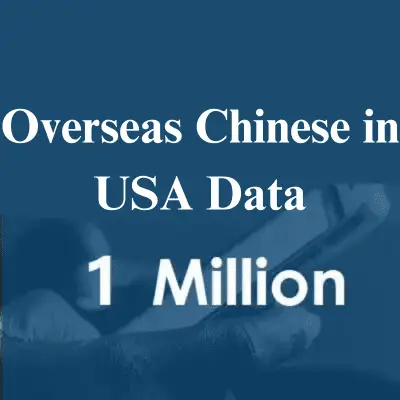 Overseas Chinese in USA data