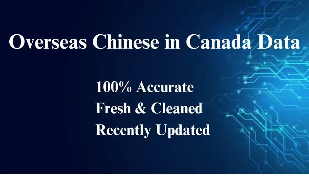 Overseas Chinese in Canada data