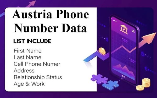 Austria phone number data