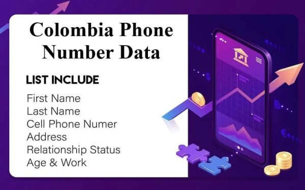 Colombia phone number data