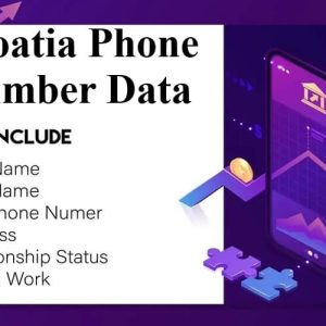 Croatia phone number data