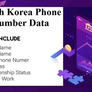 South Korea phone number data