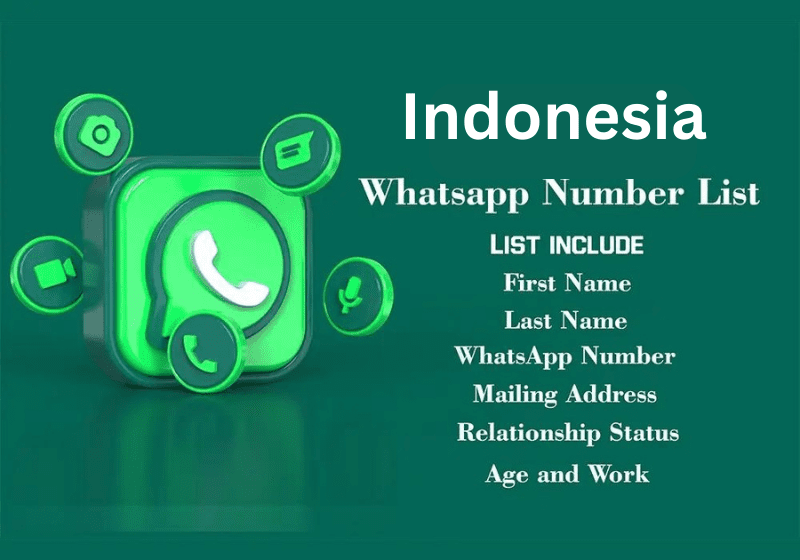 Indonesia whatsapp number data