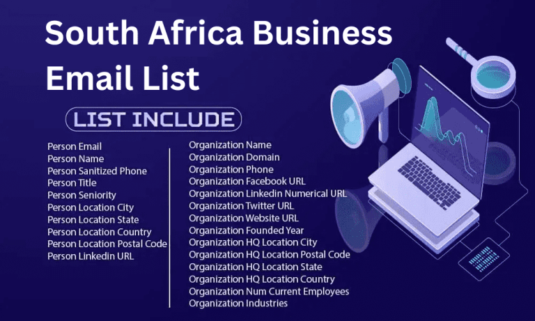 South Africa Email List | DB To Data