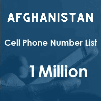 Afghanistan phone number data