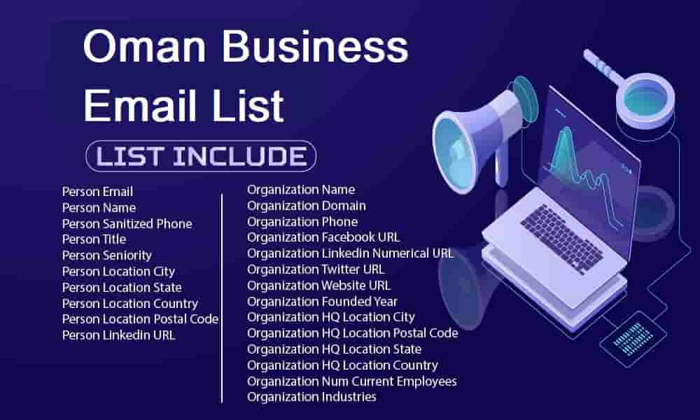 oman business email list