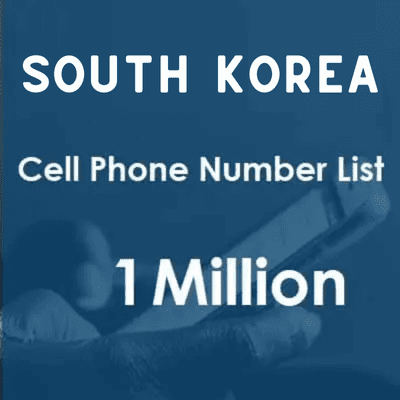 South Korea phone number data